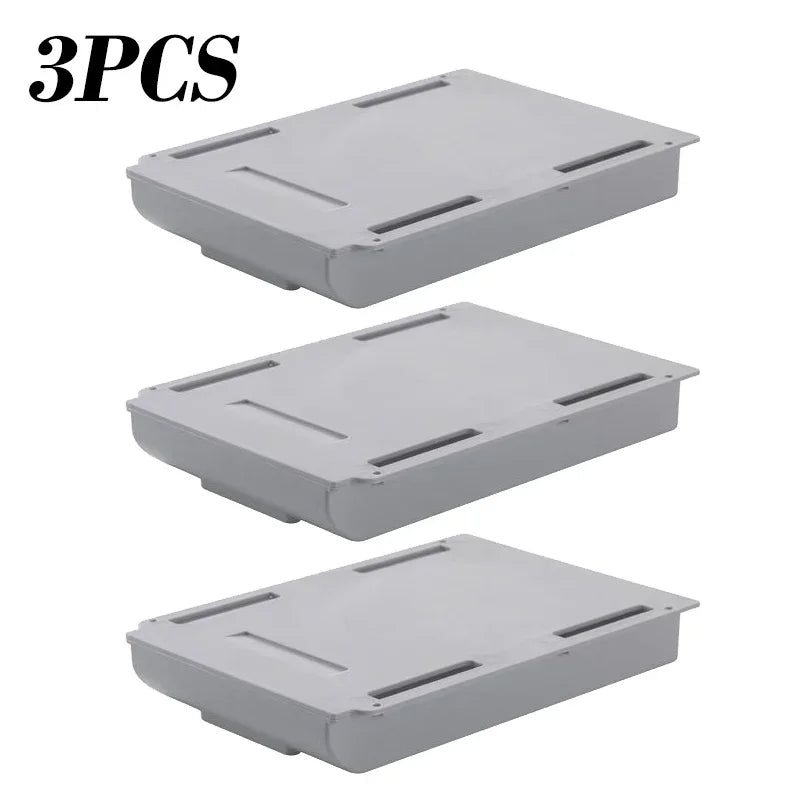 Organizer podblatowy na biurko – samoprzylepna szuflada na drobiazgi i przybory