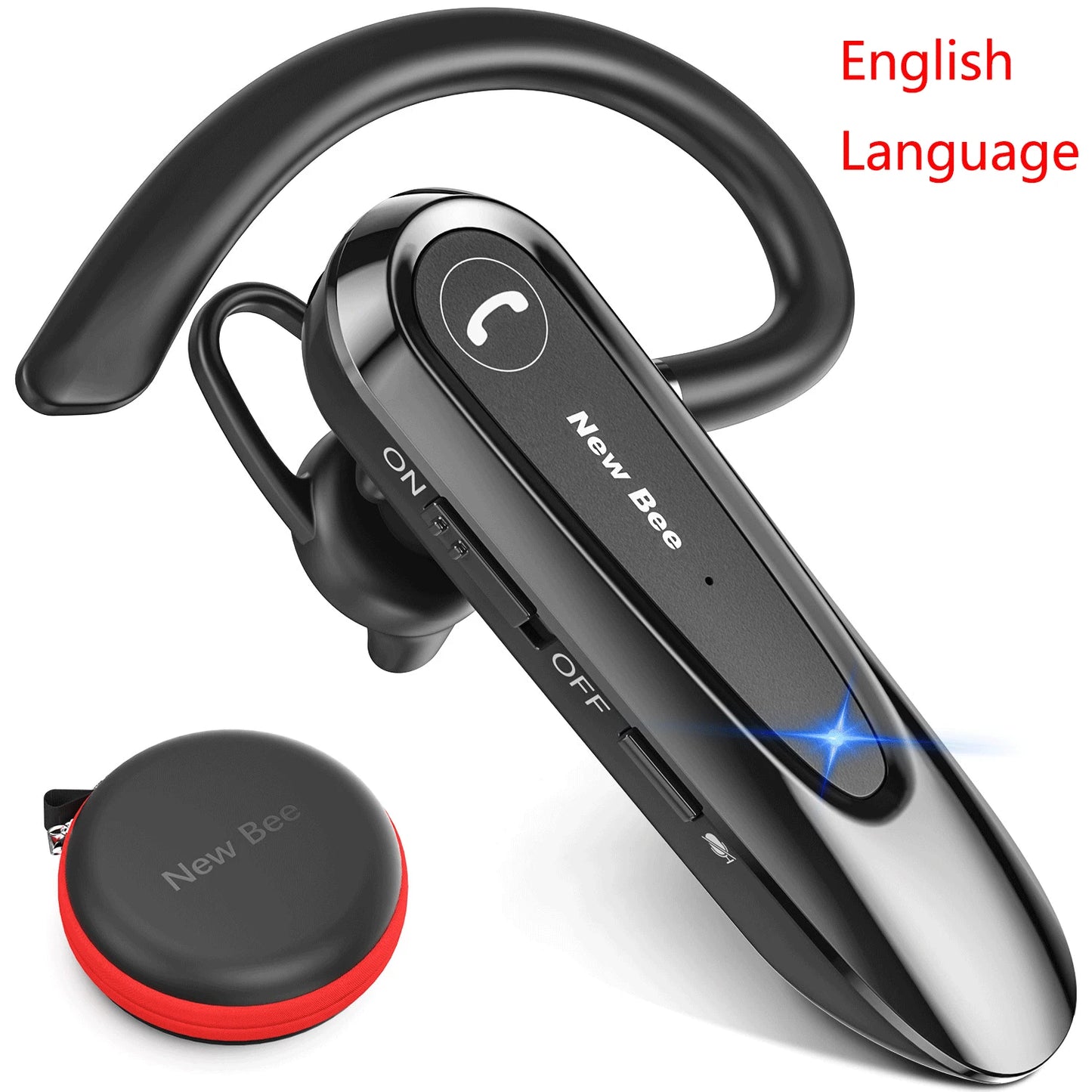 Słuchawka Bluetooth do rozmów – nowoczesny styl i długi czas pracy