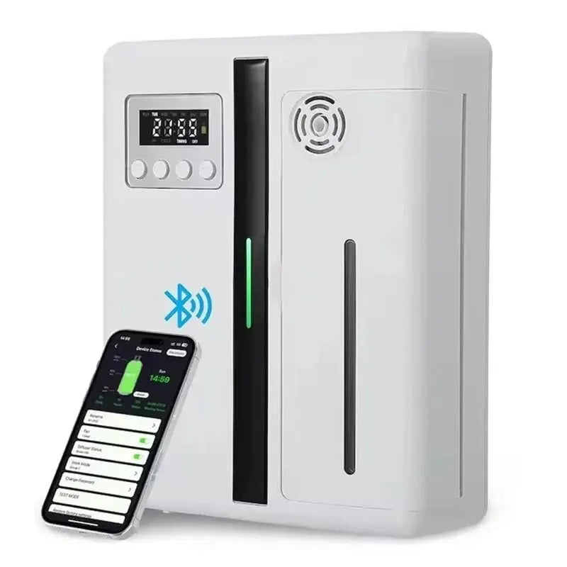 Aromatyzer Zapachowy Naścienny 160 ml z Bluetooth – Dyfuzor do Biura i Domu