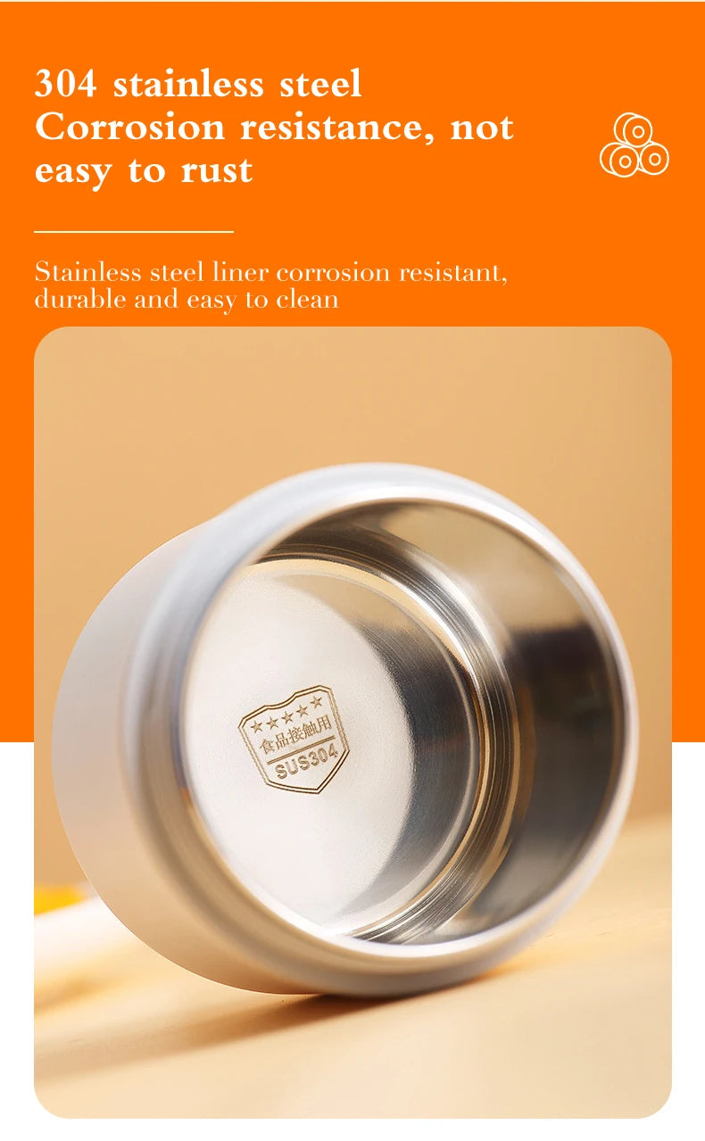 Lunchbox  termiczny ze stali nierdzewnej z torbą i łyżką.Dla dzieci i dorosłych