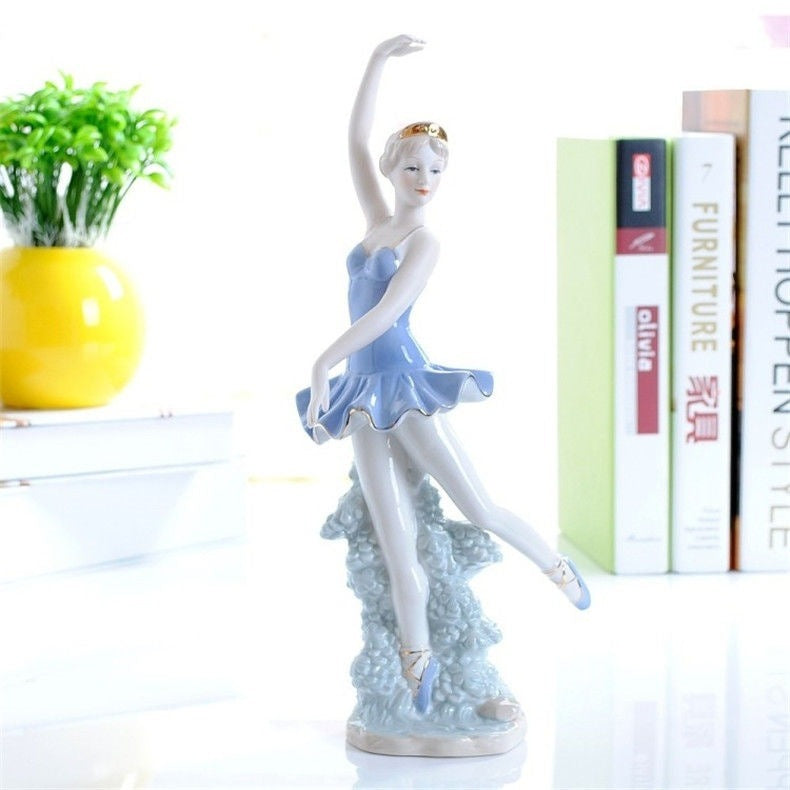 Ceramiczna Figurka Dekoracyjna do Domu w Stylu Retro