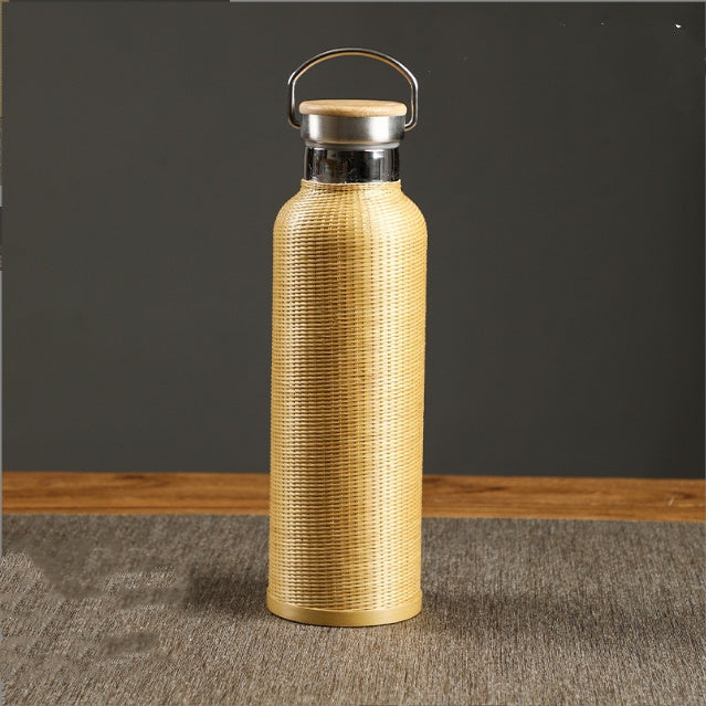 Bambusowa butelka termiczna – 360 ml / 500 ml / 750 ml – styl naturalny