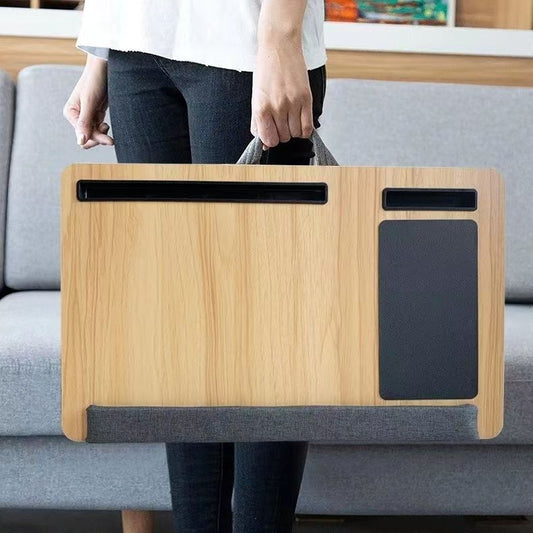Składane biurko na laptopa z podkładką i uchwytem
