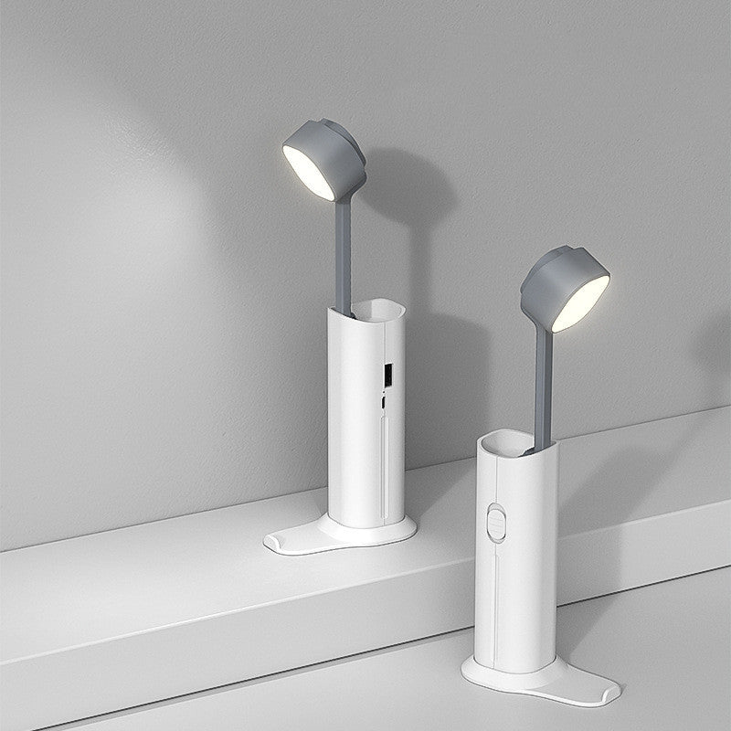 Wielofunkcyjna lampka biurkowa z latarką LED i powerbankiem – 5000mAh/1200mAh