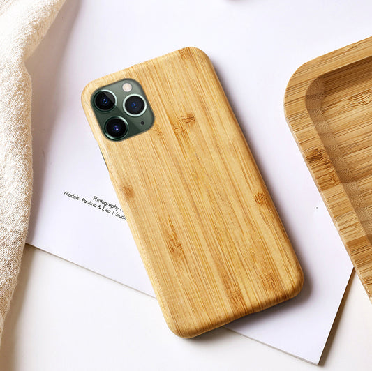 Bambusowe Etui do iPhone-Naturalna Ochrona  w Stylu Minimalistycznym