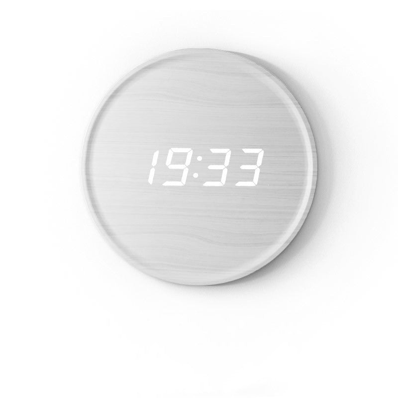 Zegar LED na Ścianę z Kalendarzem i Termometrem