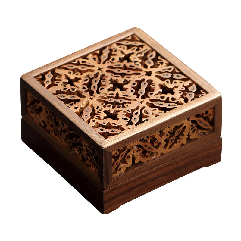 Drewniane Pudełko Zapachowe Retro – Bamboo Chanji Walnut Box