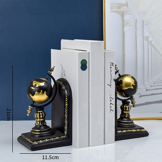 Retro podpórki do książek – artystyczne figurki z żywicy do biura i domu