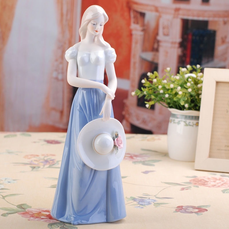 Ceramiczna Figurka Dekoracyjna do Domu w Stylu Retro